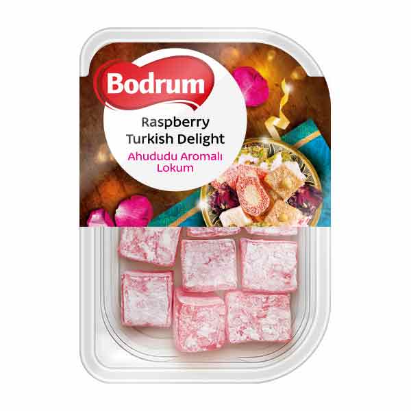 Bodrum Raspberry Turkish Delight 200g