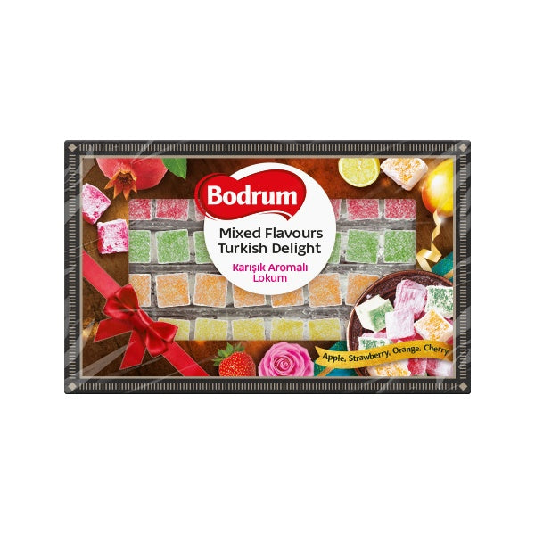 Bodrum Luxury Mixed Fruits Turkish Delight 350g