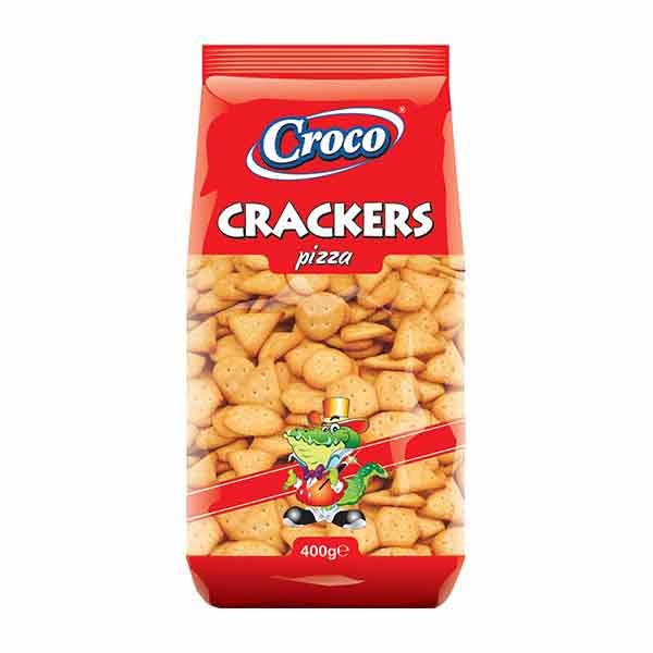 Croco Pizza Crackers 400g