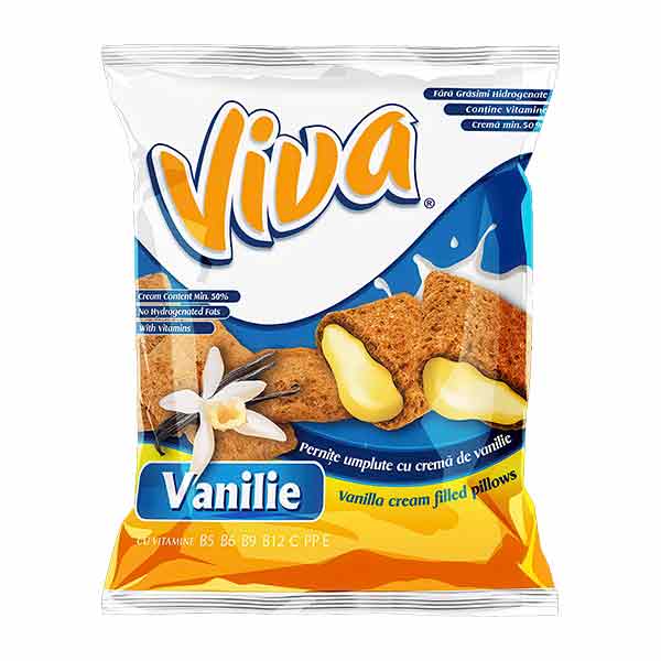 Viva Vanilla Cream Snacks 200g