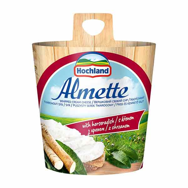 Hochland Almette Horseradish Spreadable Cheese 150g