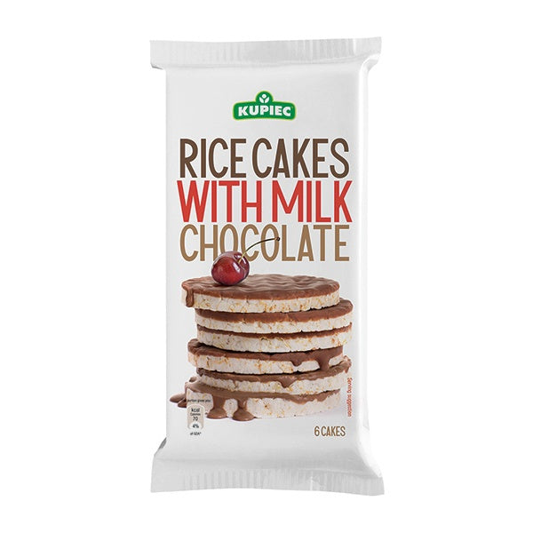 Kupiec Rice Cakes with Milk Chocolate 90g