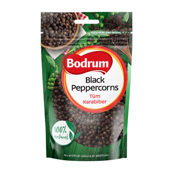 Bodrum Whole Black Peppers 100g