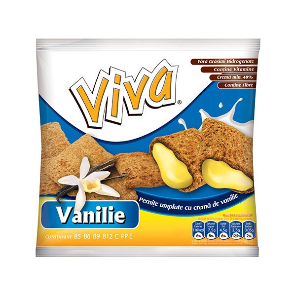 Viva Vanilla Cream Snacks 200g
