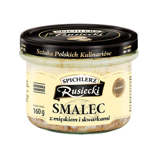 Rusiecki Lard with Meat and Crackling 160g