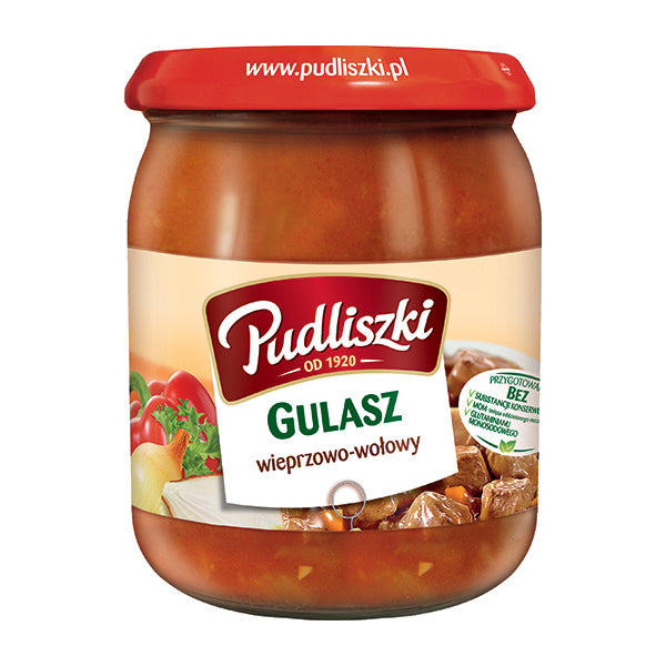 Pudliszki Pork & Beef Goulash Ready Meal 500g