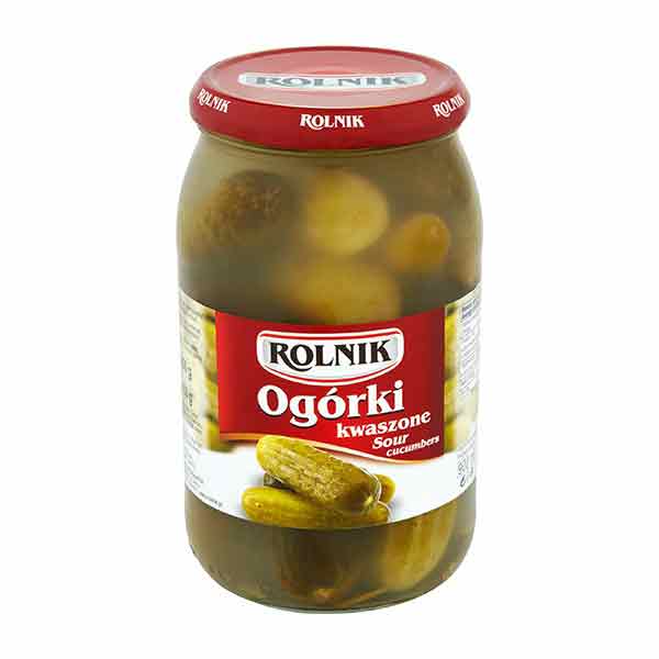 Rolnik Sour Cucumbers 900g