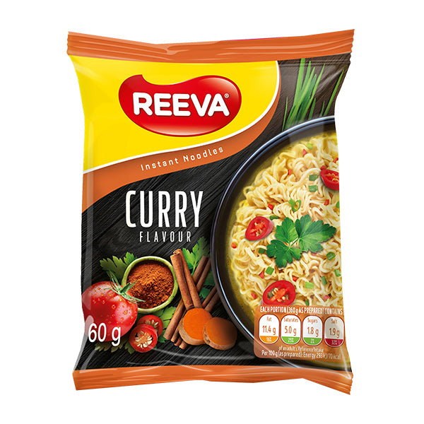 Reeva Curry Flavoured Instant Noodles 60g