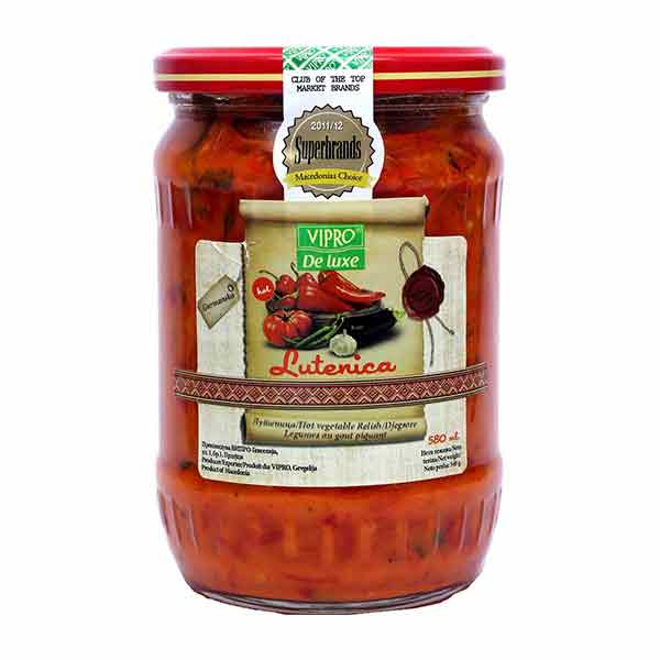 Vipro De luxe Lutenica 580g