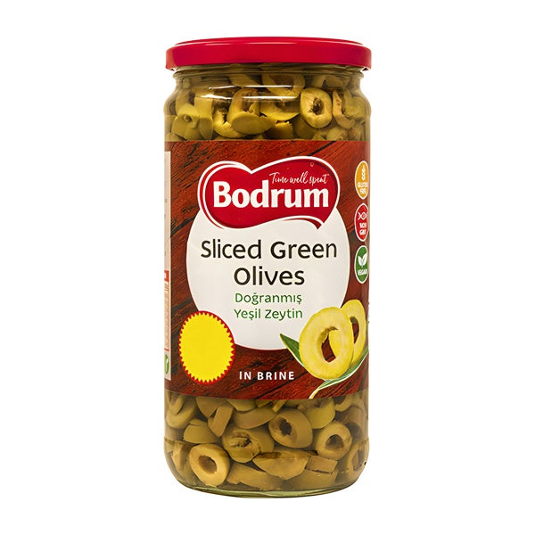 Bodrum Sliced Green Olives 720ml