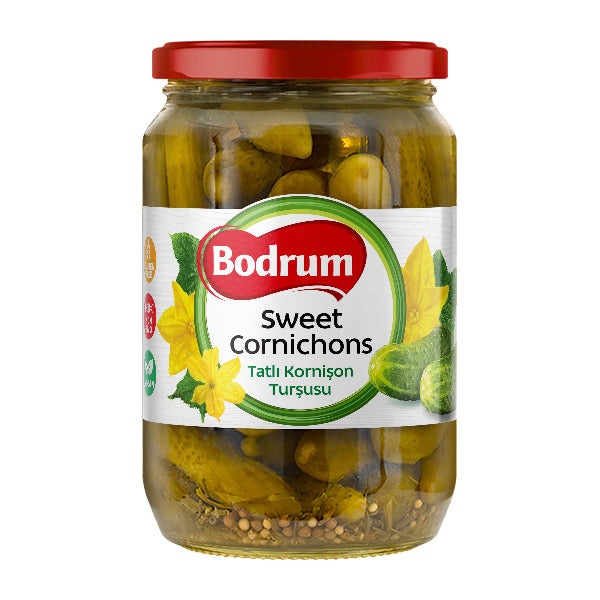 Bodrum Sweet Cornichons 680g