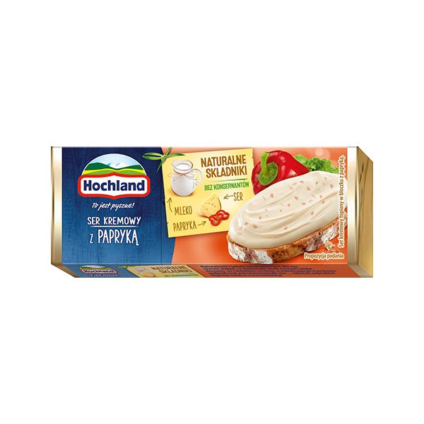 Hochland Block Cheese with Paprika 90g