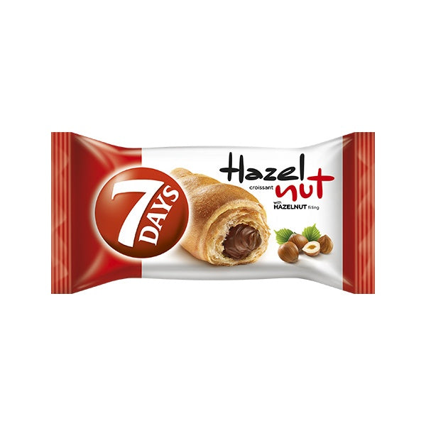 7 Days Croissant with Hazelnut Filling 60g