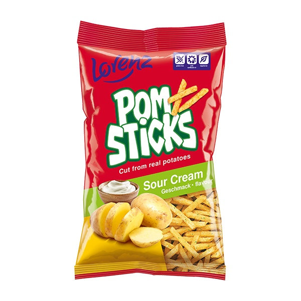 Crunchips Pomsticks Sour Cream 85g