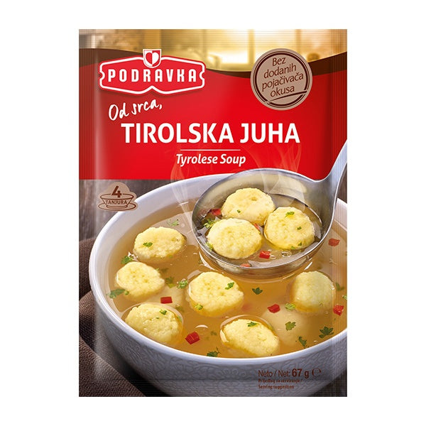 Podravka Halal Tyrolese Soup 67g