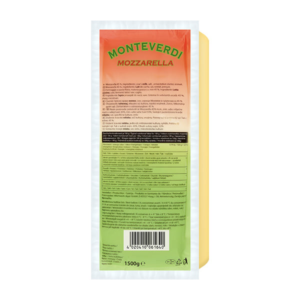 Monteverdi Mozzarella 1.5kg