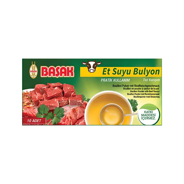 Basak Beef Flavour Bouillon Powder 10x10g