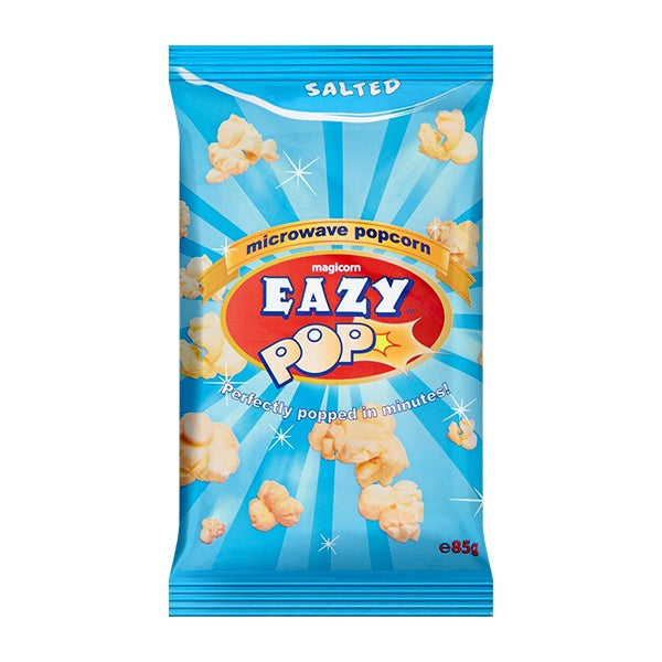 Eazy Pop Salted Microwave Popcorn 85g