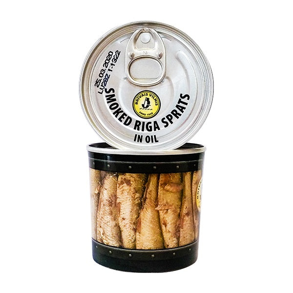 Brivais Smoked Riga Sprats in Oil 240g