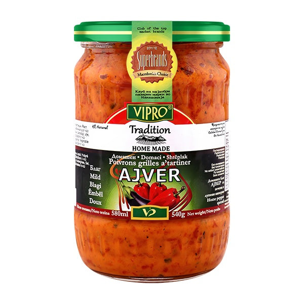 Vipro Homemade Mild Ajvar 580g