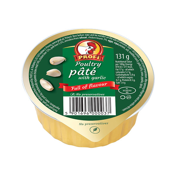 Profi Poultry Pate with Garlic 131g