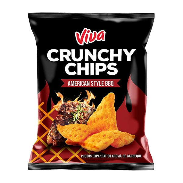 Viva Crunchy American Style BBQ Chips 100g