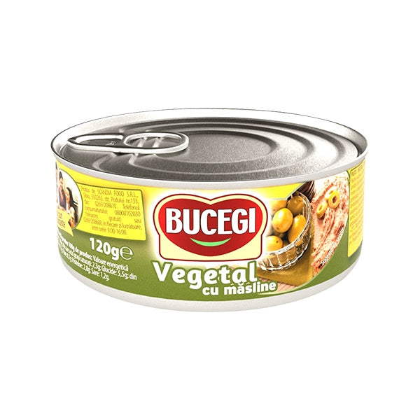Bucegi Vegetal Masline Olives Pate 120g