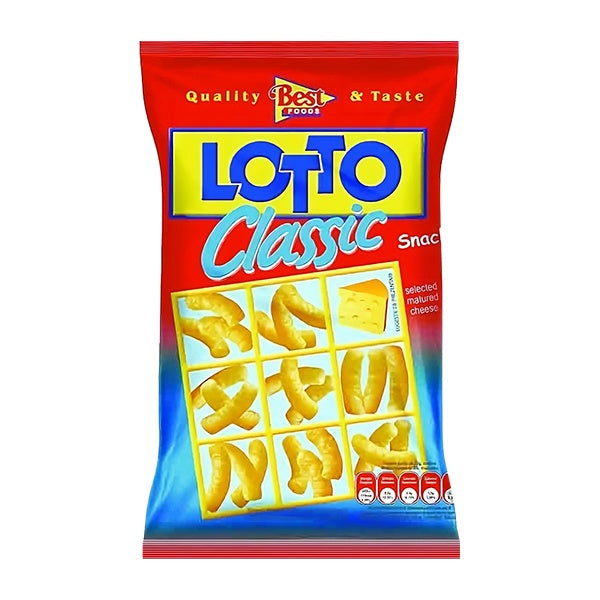 Lotto Classic Cheese Corn Snack 35g