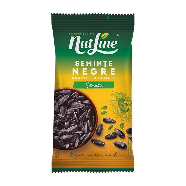 Nutline Roasted & Salted Black Sunflower Seeds 100g