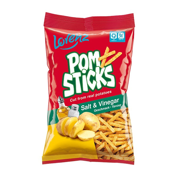 Crunchips Pomsticks Salt & Vinegar 85g