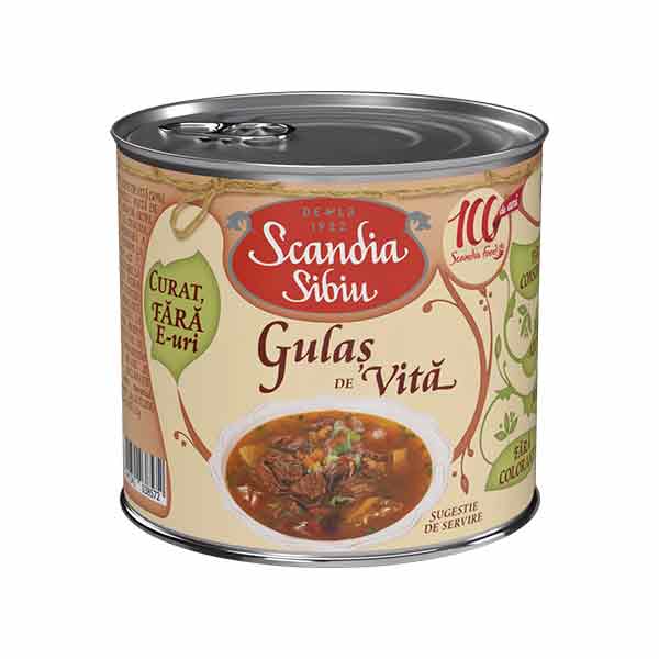Scandia Sibiu Gulas de Vita 400g