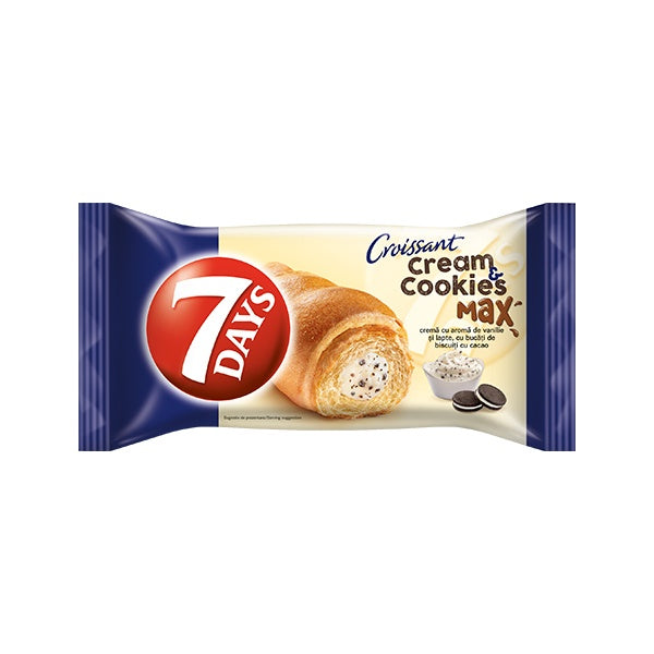 7 Days Vanilla Cream Cookie Croissants 80g