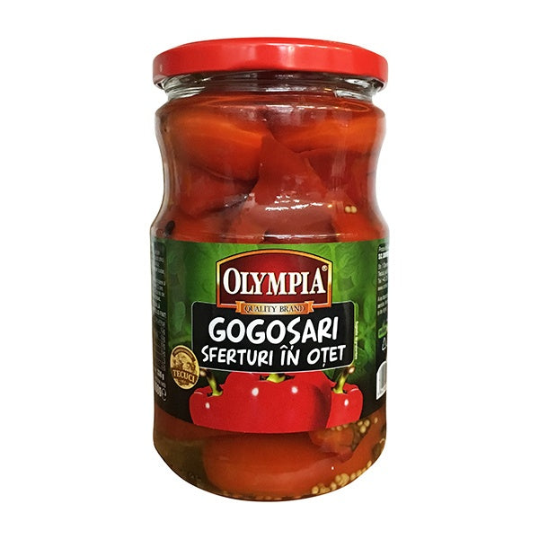 Olympia Quartered Gogosari Red Peppers In Vinegar 720ml