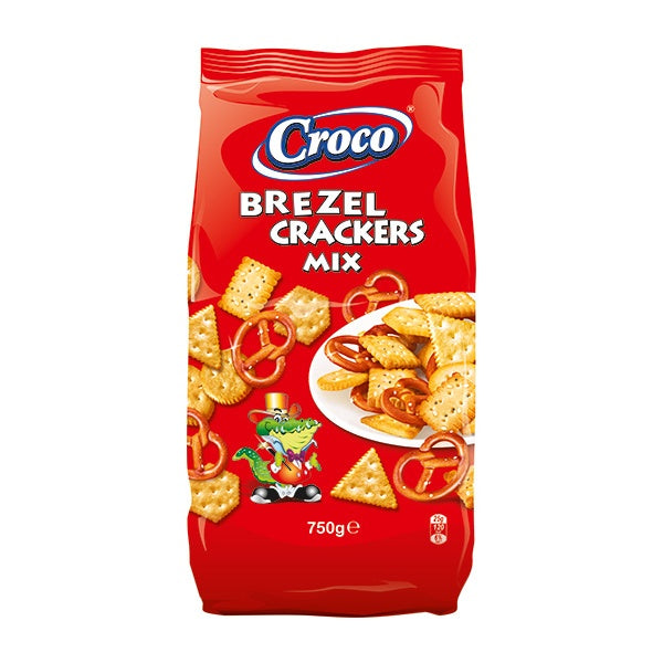 Croco Brezel & Crackers Mix 750g