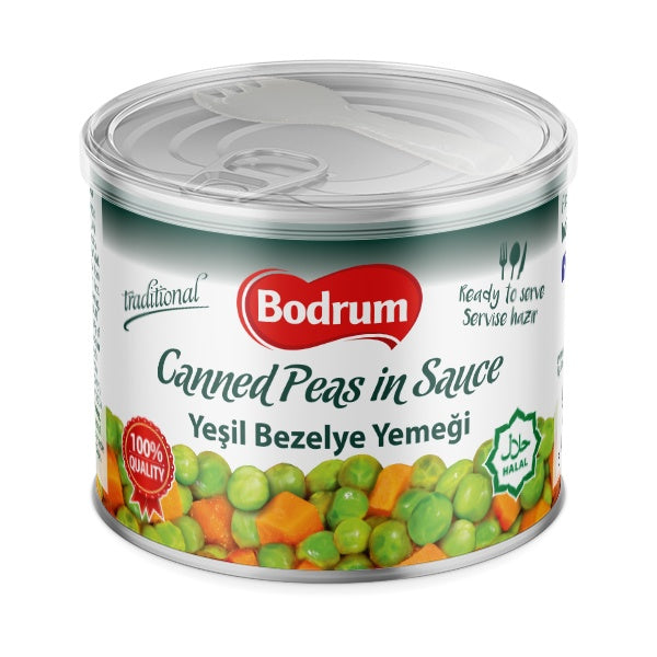 Bodrum Green Peas in Sauce Ready Meal 400g