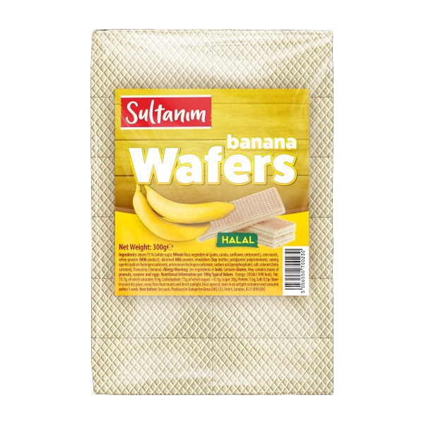 Sultanim Banana Cream Filling Wafers 300g