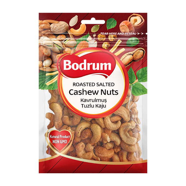 Bodrum Roasted & Salted Cashew Nuts 150g