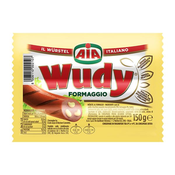 Aia Wudy Cheese Sausage 150g