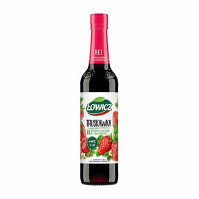 Lowicz Strawberry Syrup 400ml – available from Foodsklep with UK delivery
