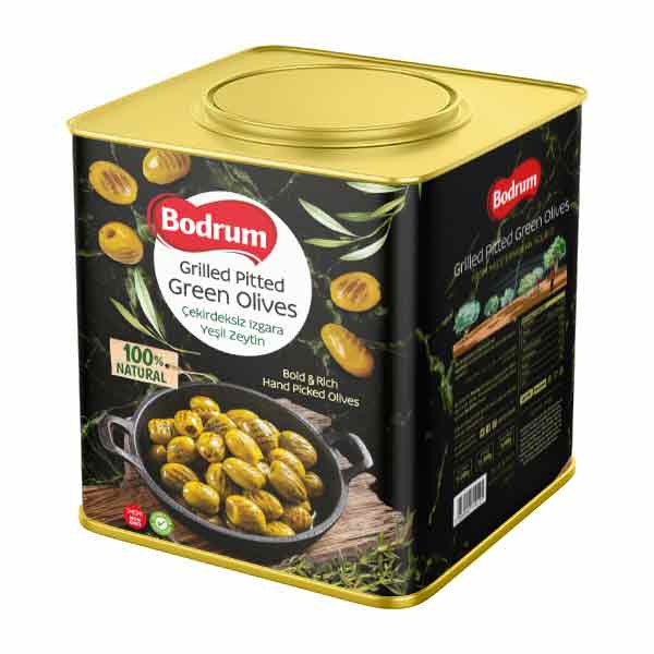Bodrum Grilled Green Olives 9kg