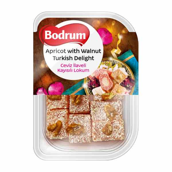 Bodrum Apricot & Walnut Turkish Delight 200g