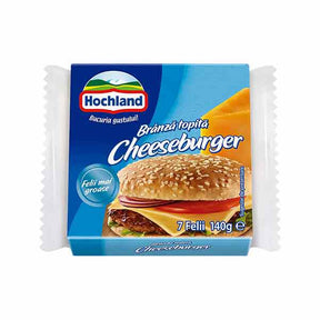 Hochland Cheeseburger Cheese Slices 140g – available from Foodsklep with UK delivery