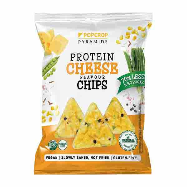 Popcrop Vegan Cheese Protein Chips 60g