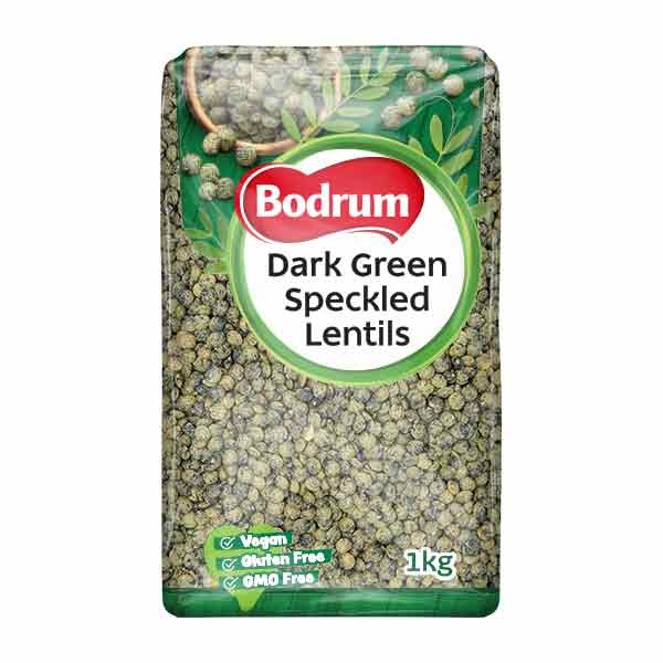 Bodrum Speckled Dark Green Lentils 1kg