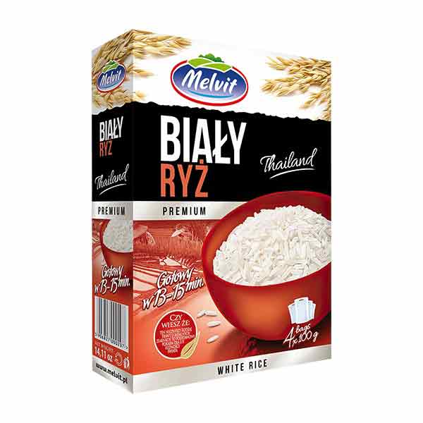 Melvit White Rice 400g