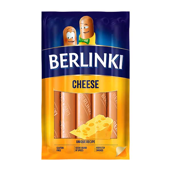 Morliny Berlinki Cheese Hot Dogs 250g