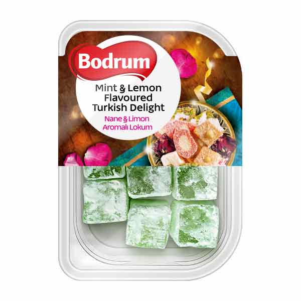 Bodrum Lemon & Mint Turkish Delight 200g