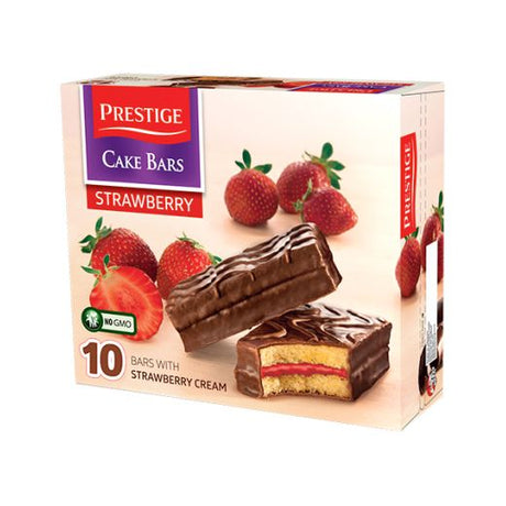 Prestige Sponge Cakes Strawberry Flavour 300g — soft strawberry sponge cakes, available from Foodsklep with UK delivery