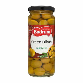 Bodrum Green Olives in Brine 330g – available from Foodsklep with UK delivery