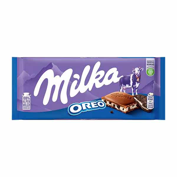 Milka Chocolate Oreo Cookies 100g